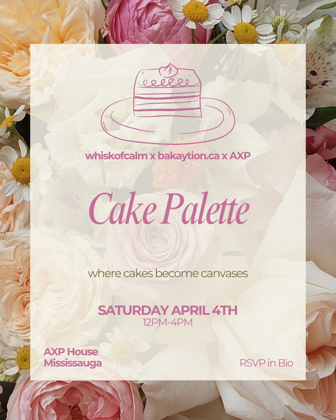 AXP Event Entry Pass - Cake Palette