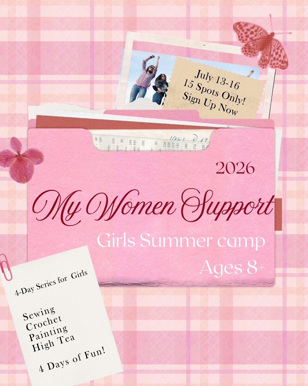 AXP Event Entry Pass - My Women Support: Girls Summer Camp