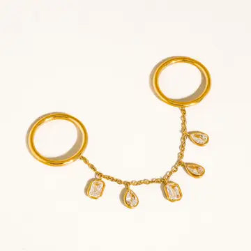 Mondire - Dangle Circle Drop Ring