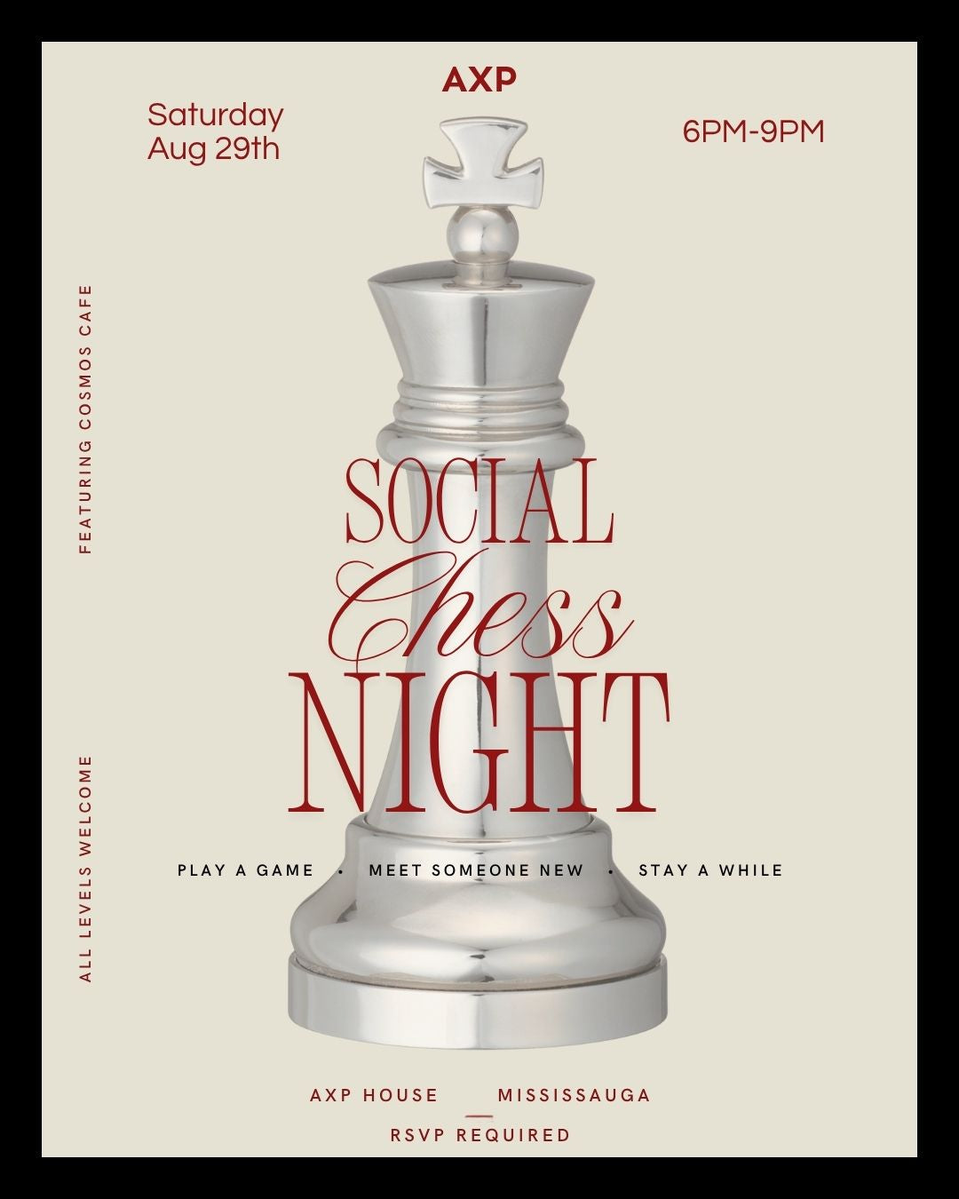 AXP Event Entry Pass - Social Chess Night