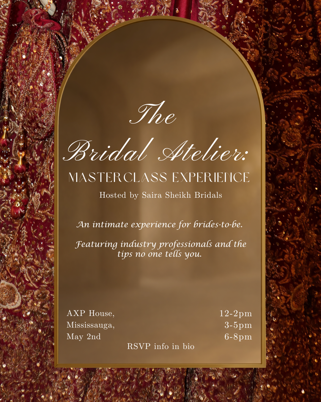 AXP Event Entry Pass - The Bridal Atelier: Masterclass Experience