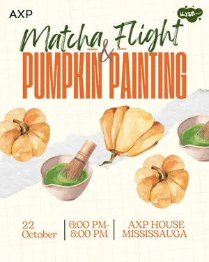 AXP Event Entry Pass - The Autumn Edit: Matcha Flights + Pumpkin Painting
